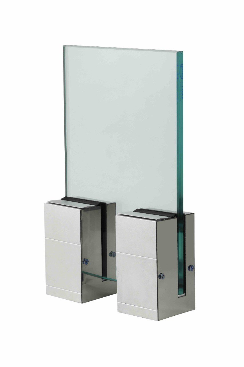 Sleek Bracket With Cover - Item VBS-55, ideal for clean and concealed railing finishes.